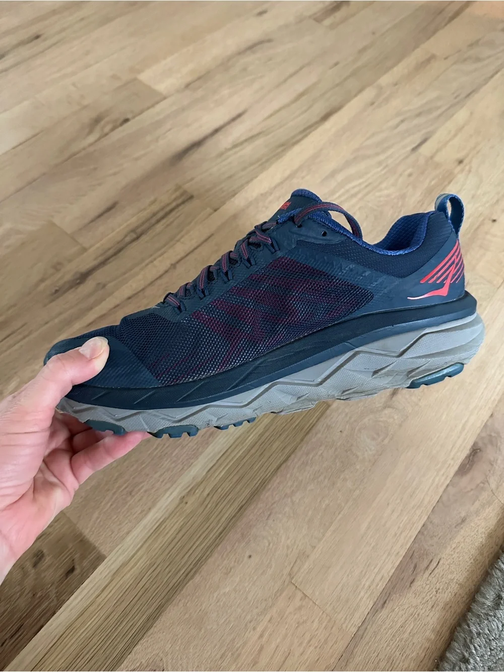 Hoka Challenger ATR 5 Trail Running Shoes Men's Size 10 Navy